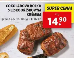 Lidl ČOKOLÁDOVÁ ROLKA S LÍSKOOŘÍŠKOVÝM KRÉMEM, 75 g nabídka