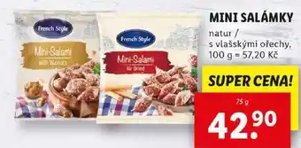 Lidl MINI SALÁMKY, 75 g nabídka