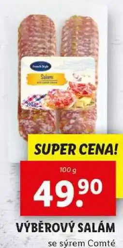 Lidl VÝBĚROVÝ SALÁM, 100 g nabídka