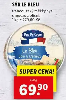 Lidl SÝR LE BLEU, 250 g nabídka