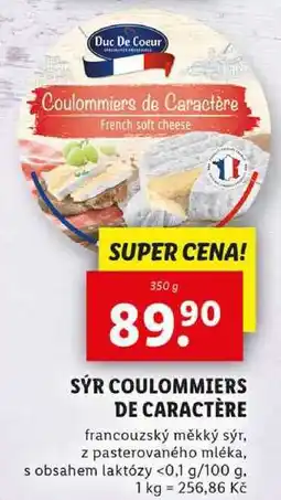 Lidl SÝR COULOMMIERS DE CARACTÈRE, 350 g nabídka