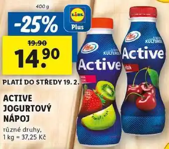 Lidl ACTIVE JOGURTOVÝ NÁPOJ, 400 g nabídka