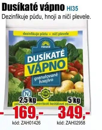 EVA Dusíkaté vápno nabídka