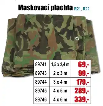 EVA Maskovací plachta nabídka