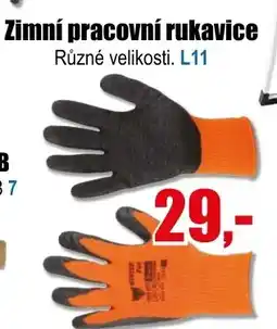 EVA Zimní pracovní rukavice nabídka