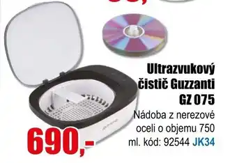 EVA Ultrazvukový čistič Guzzanti GZ 075 nabídka