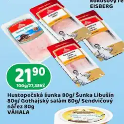 Brněnka Hustopečská šunka 80/ Šunka Libušín nabídka