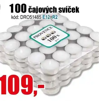 EVA 100 čajových svíček nabídka