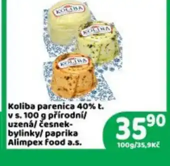 Brněnka Koliba parenica 40% t. vs přírodní/ uzená/česnek- nabídka