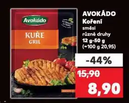 Kaufland AVOKÁDO Koření nabídka