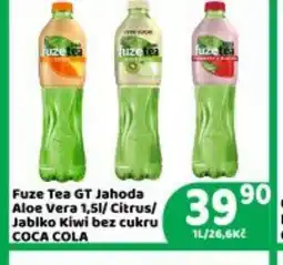 Brněnka FUZE TEA GT Jahoda Aloe Vera / Citrus Jablko Kiwi bez cukru nabídka