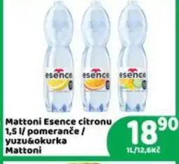 Brněnka Mattoni Esence citronu / pomeranče / yuzu&okurka Mattoni nabídka