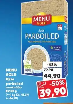 Kaufland MENU GOLD Ryža parboiled nabídka