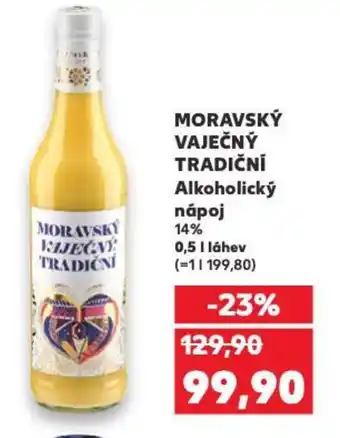 Kaufland MORAVSKÝ VAJEČNÝ TRADIČNÍ Alkoholický nápoj nabídka