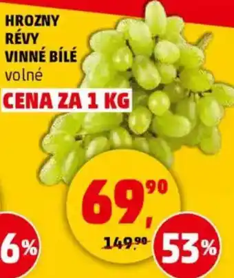 Penny Market Hrozny révy vinné bílé nabídka