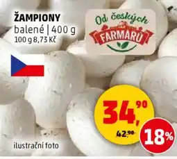 Penny Market Žampiony balené nabídka