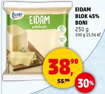 Penny Market Eidam blok 45% boni nabídka