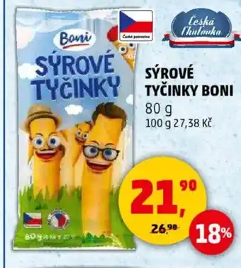 Penny Market Sýrové tyčinky boni nabídka