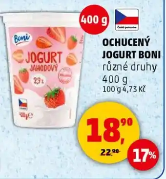 Penny Market Ochucený jogurt boni nabídka