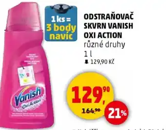 Penny Market Odstraňovač skvrn vanish oxi action nabídka