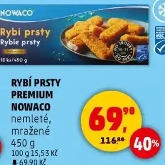 Penny Market Rybí prsty premium NOWACO nabídka