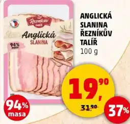 Penny Market Anglická slanina řezníkův talíř nabídka