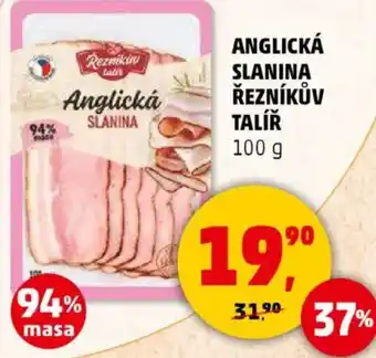 Penny Market Anglická slanina řezníkův talíř nabídka