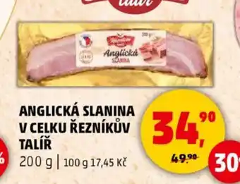 Penny Market Anglická slanina v celku řezníkův talíř nabídka