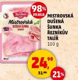 Penny Market Mistrovská dušená šunka řezníkův talíř nabídka