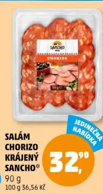 Penny Market Salám chorizo krájený sancho nabídka