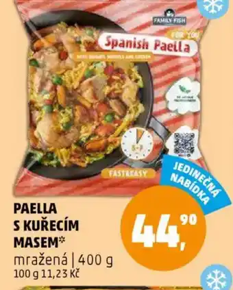 Penny Market Paella s kuřecím masem nabídka