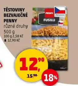 Penny Market Těstoviny bezvaječné penny nabídka