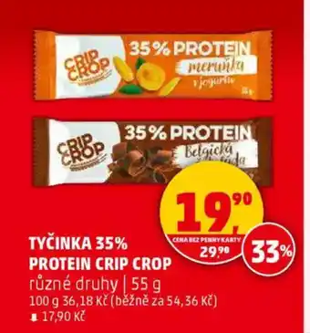 Penny Market Tyčinka 35% protein crip crop nabídka