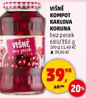 Penny Market Višně kompot karlova koruna bezpecek nabídka