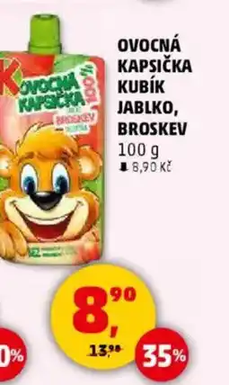 Penny Market Ovocná kapsička kubík jablko, broskev nabídka