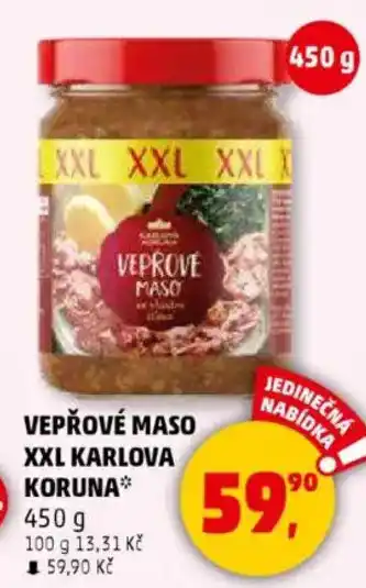 Penny Market Vepřové maso xxl karlova koruna nabídka