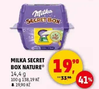 Penny Market MILKA Secret box nature nabídka