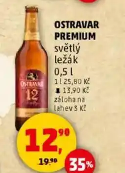 Penny Market OSTRAVAR PREMIUM světlý ležák nabídka