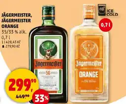 Penny Market JÄGERMEISTER, JÄGERMEISTER Orange nabídka