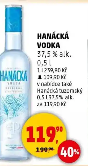 Penny Market HANÁCKÁ Vodka nabídka