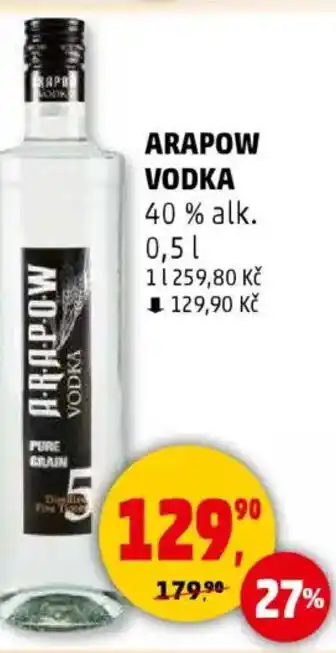 Penny Market ARAPOW Vodka nabídka