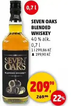 Penny Market Seven oaks blended whiskey nabídka