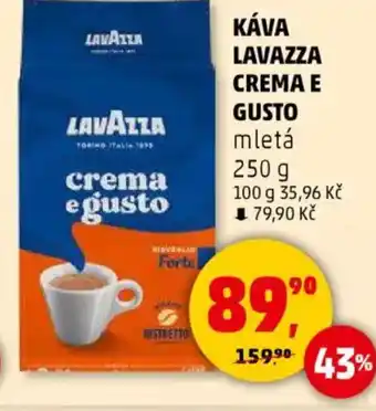 Penny Market Káva lavazza crema e gusto mletá nabídka