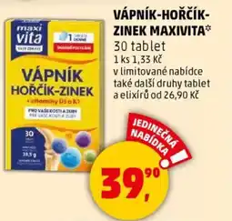 Penny Market Vápník-hořčík- zinek maxivita nabídka