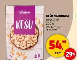 Penny Market Kešu naturalia nesolené nabídka