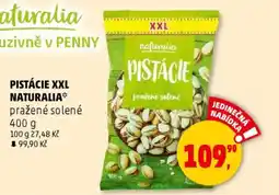 Penny Market Pistácie xxl naturalia pražené solené nabídka