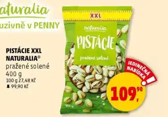 Penny Market Pistácie xxl naturalia pražené solené nabídka