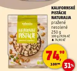 Penny Market Kalifornské pistácie naturalia nabídka