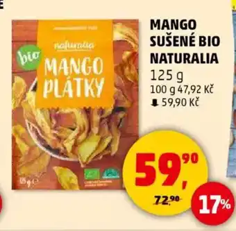 Penny Market Mango sušené bio naturalia nabídka