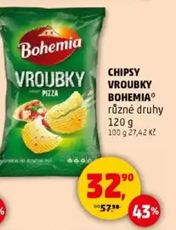 Penny Market Chipsy vroubky bohemia nabídka